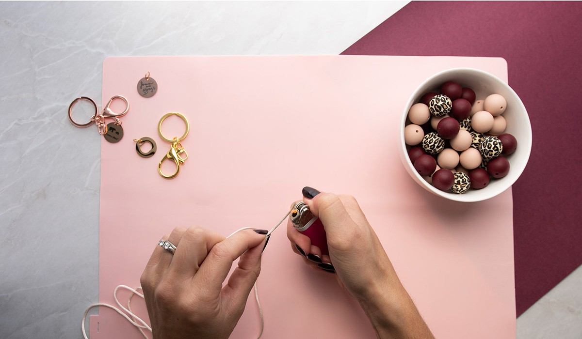 silicone bead keychain factory