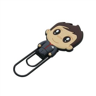 Ljubka 2D mehka PVC risana sponka za papir